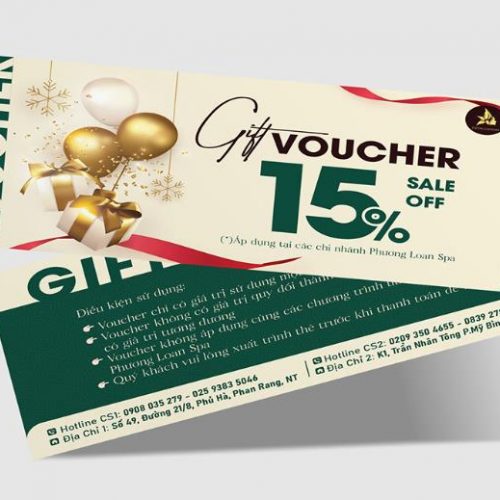 Gift voucher chuẩn